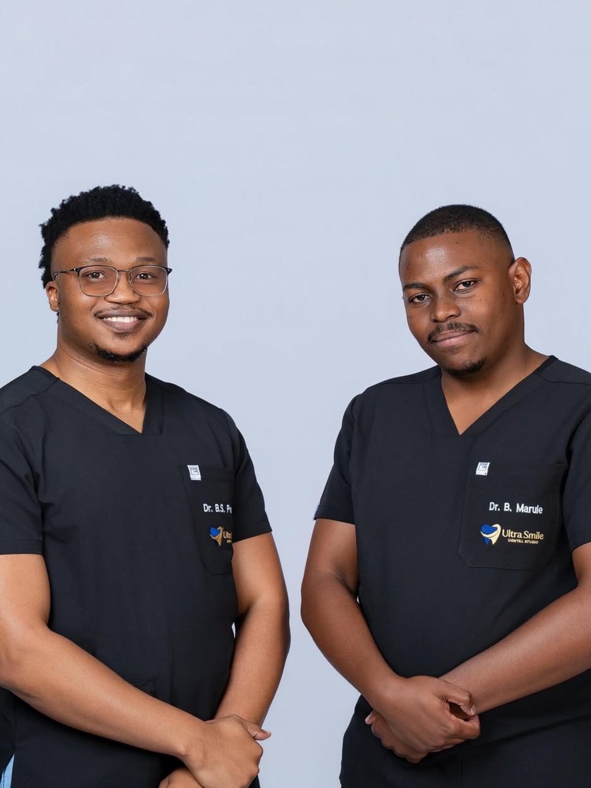 Dr Bulumko Poswayo and Dr Bongani Marule, founders of Ultra Smile Dental Studio